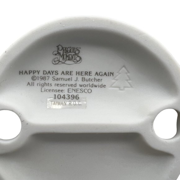 Enesco Precious Moments Happy Days Are Here Again School Figurine Collector 1987 - Picture 5 of 7